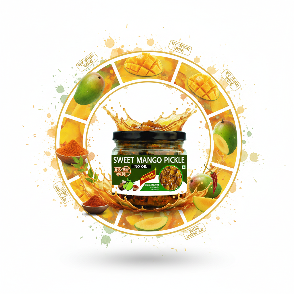 Mummy's Choice  Sweet Mango Pickle 300g - Image 2