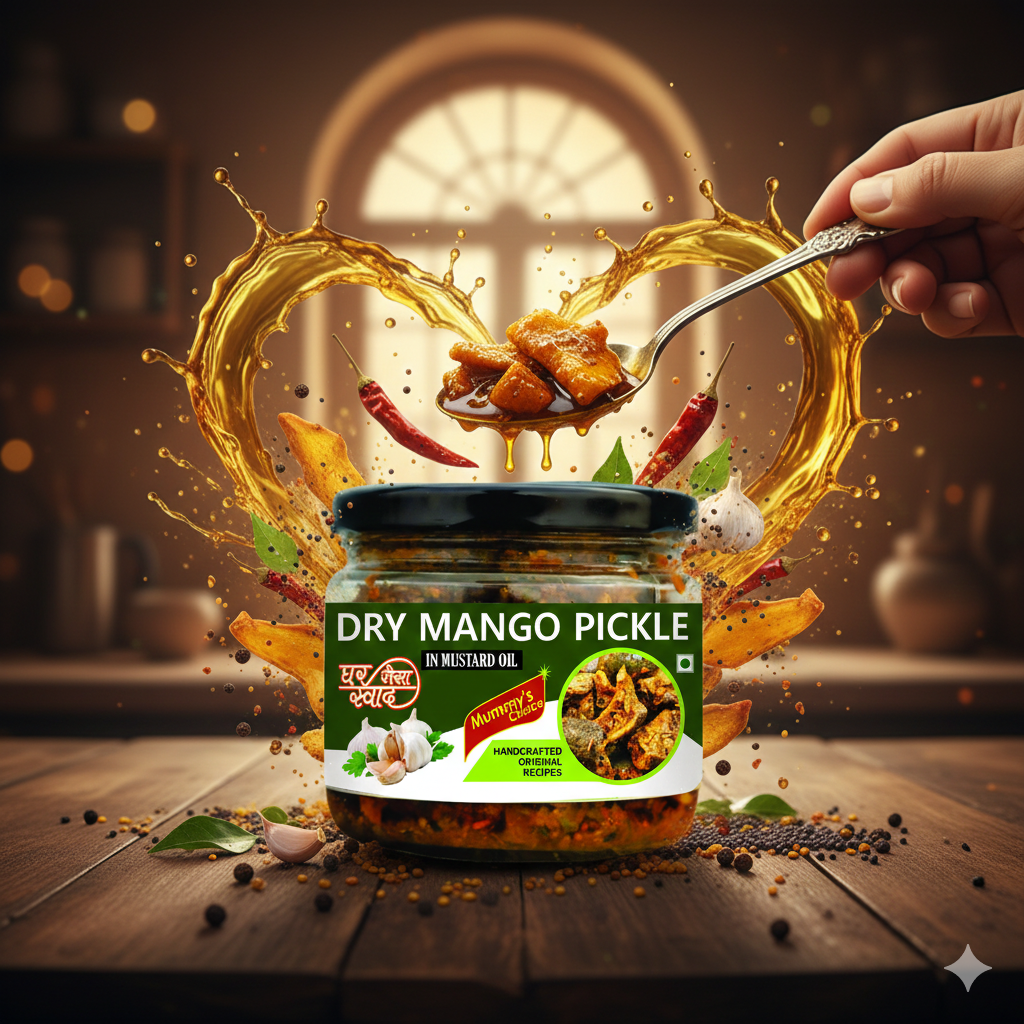 Mummy's Choice  Dry Mango Pickle 300g