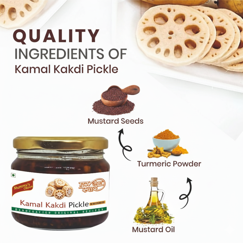 Mummy's Choice Kamal Kakdi Pickle 250g - Image 2