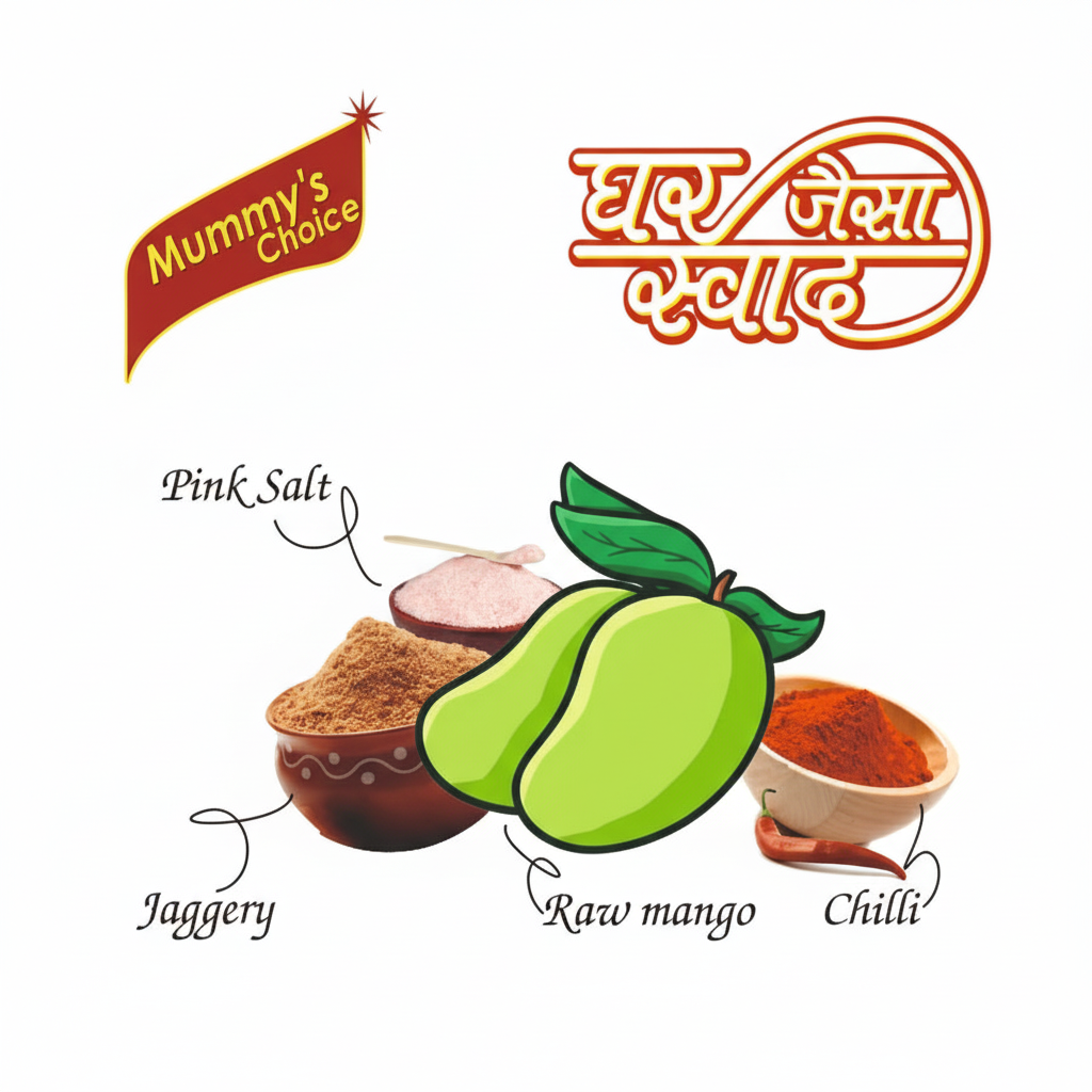 Mummy's Choice  Sweet Mango Pickle 250g - Image 2
