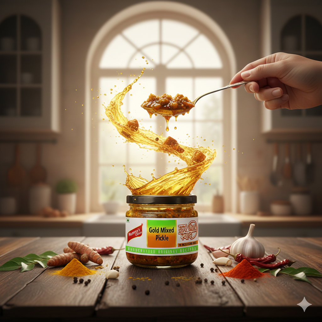 Mummy's Choice  Gold Mixed Pickle 200g