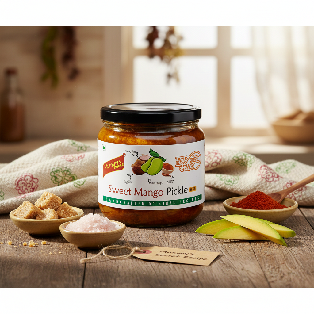 Mummy's Choice  Sweet Mango Pickle 250g - Image 3