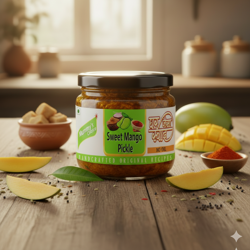 Mummy's Choice  Sweet Mango Pickle 200g - Image 2